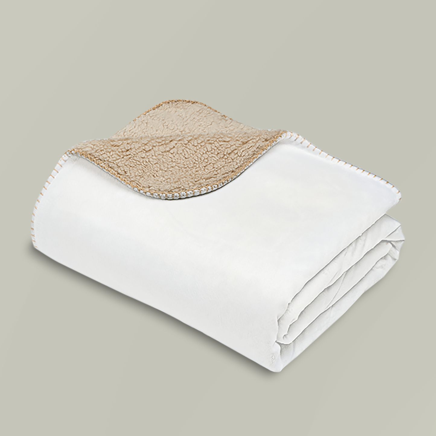 Tan Sherpa Blanket