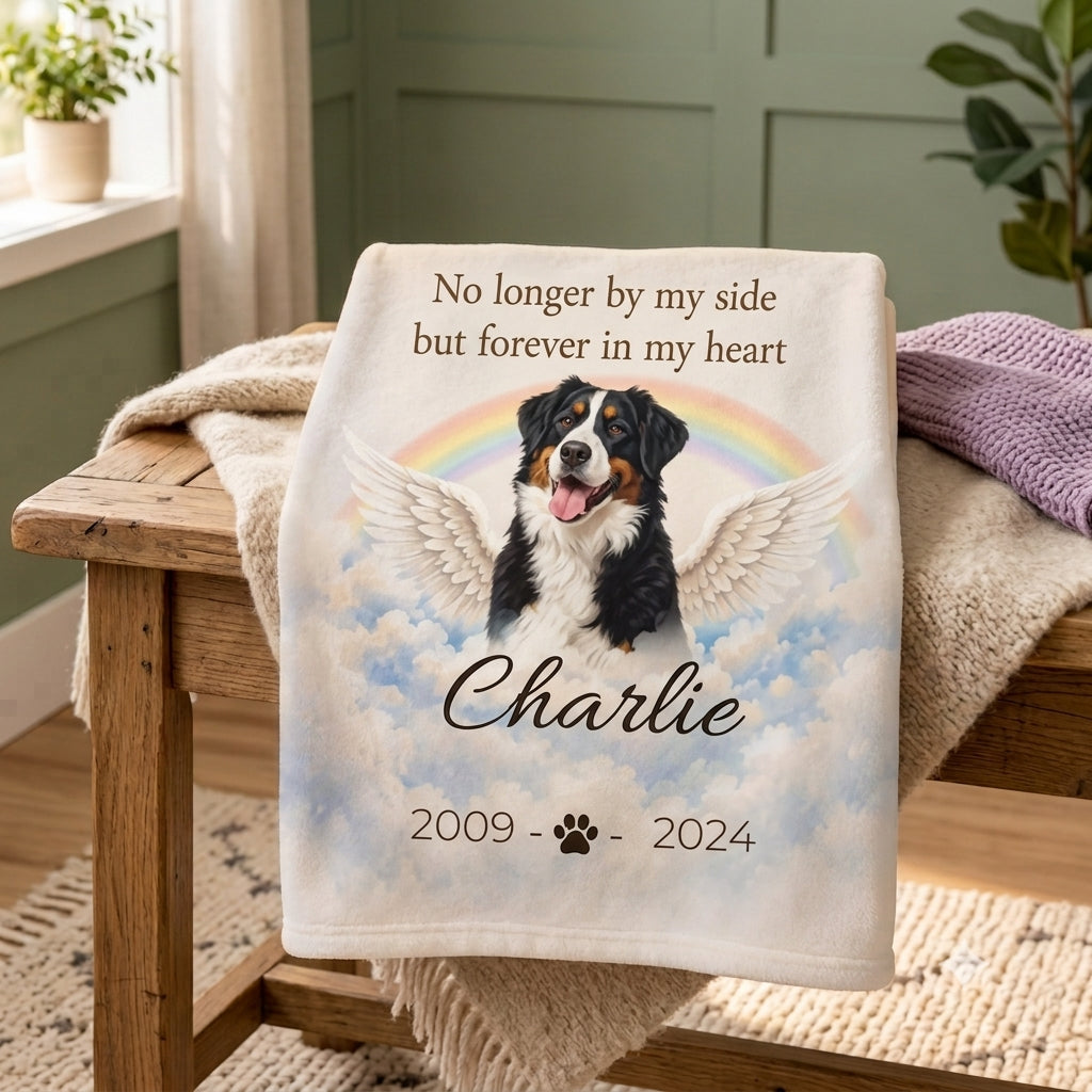Forever in My Heart™ Personalized Pet Memorial Blanket