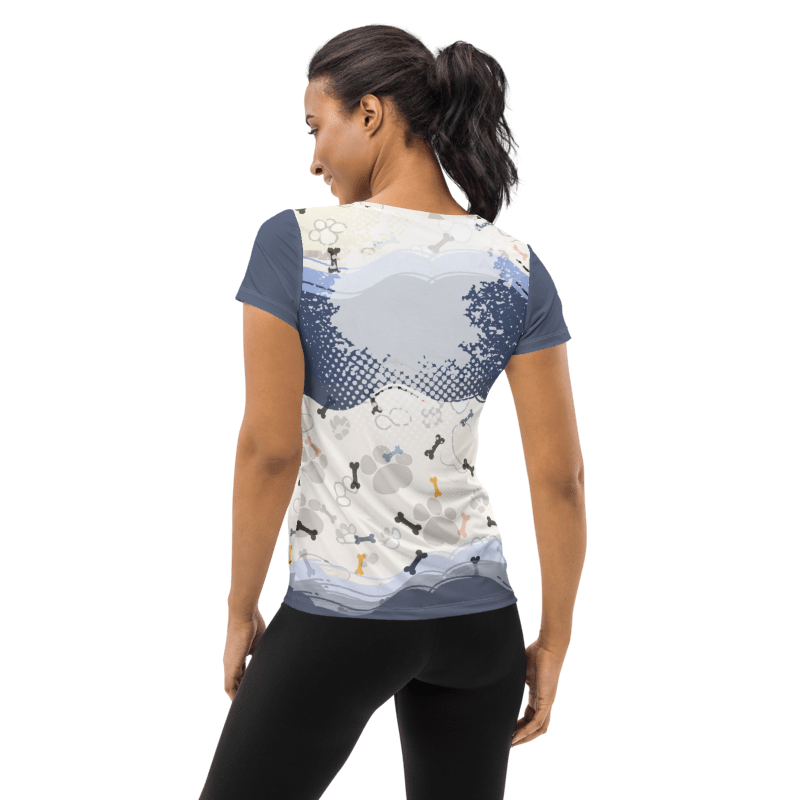 Teddy All Over Poly Print Tee