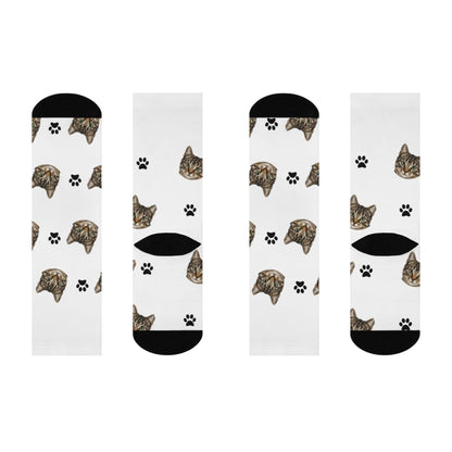 Custom Pet Face Cushioned Crew Socks