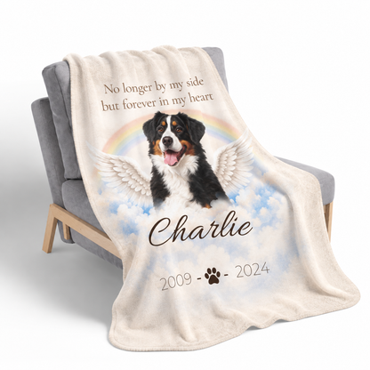 Forever in My Heart™ Personalized Pet Memorial Blanket