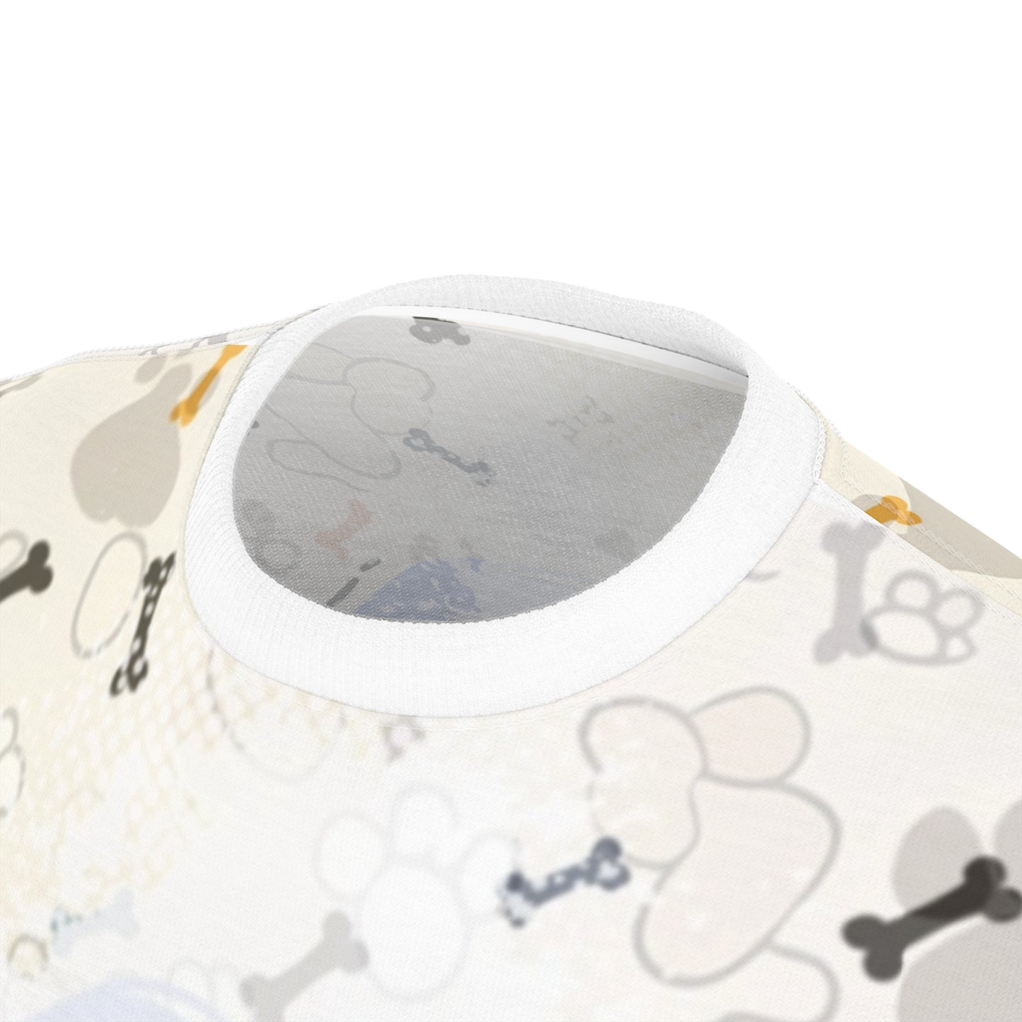 Teddy All Over Poly Print Tee