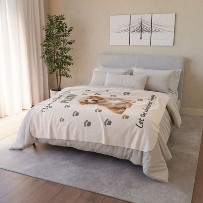 Welcome Home, Little One™ Personalized Puppy Blanket