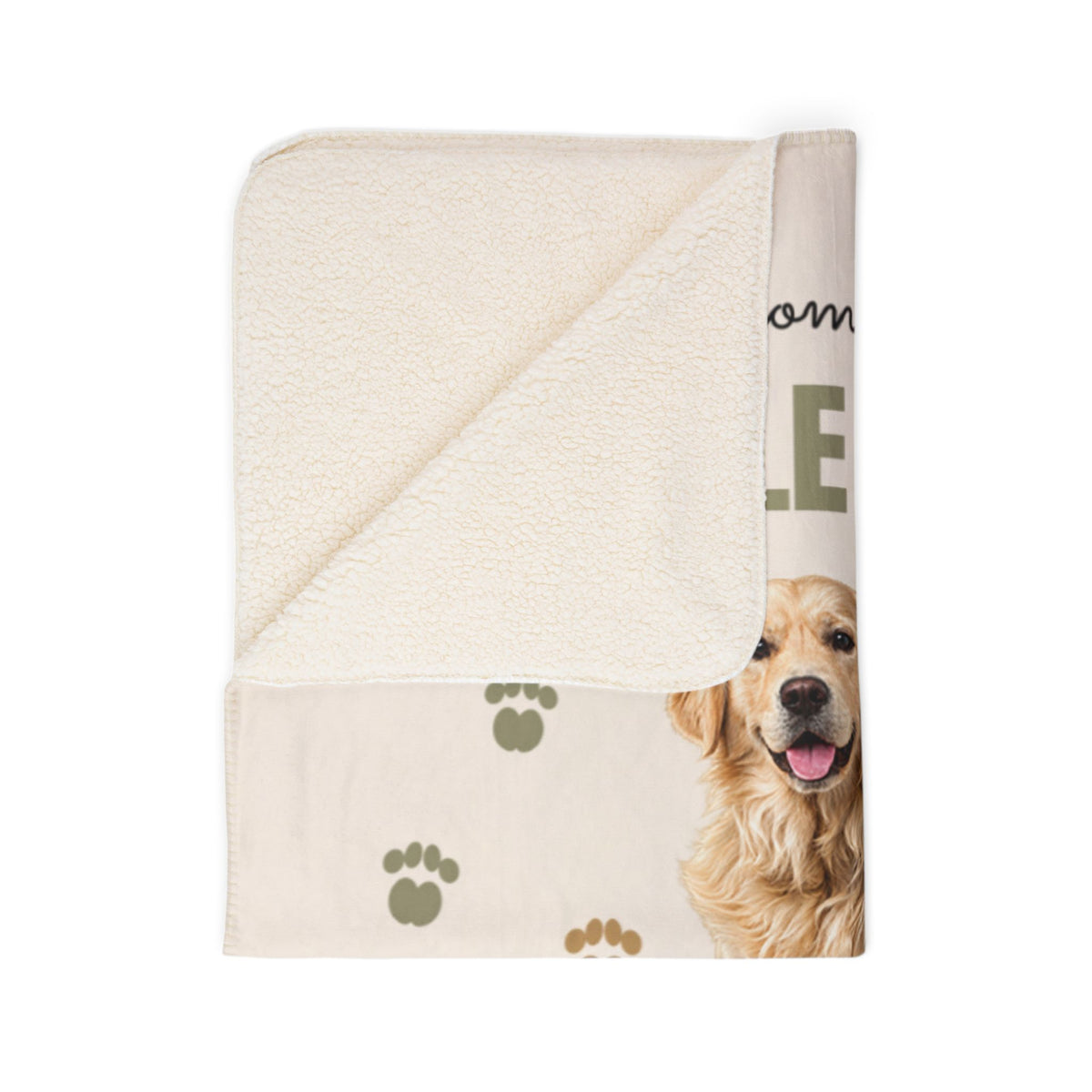 Welcome Home, Little One™ Personalized Puppy Blanket