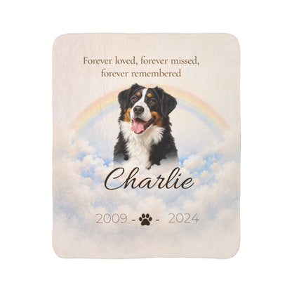 Forever in My Heart™ Personalized Pet Memorial Blanket