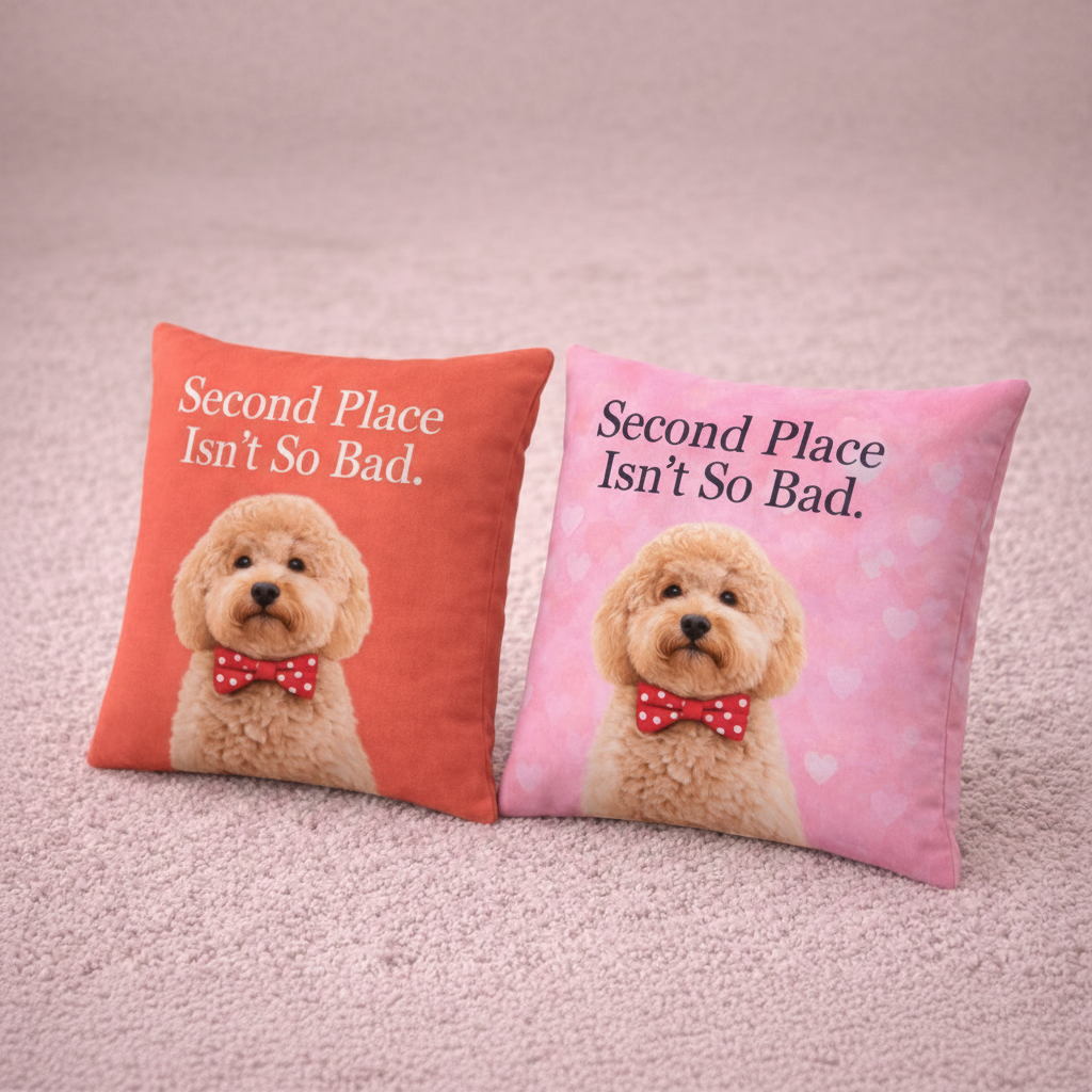 Second Place Isn’t So Bad. All-Over Print Premium Pillow