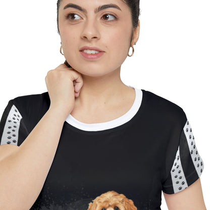 Charlie All Over Poly Print Tee