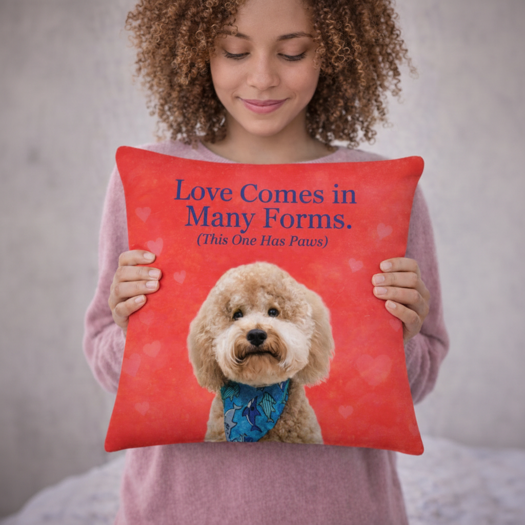 Love Comes in Many Forms. All-Over Print Premium Pillow