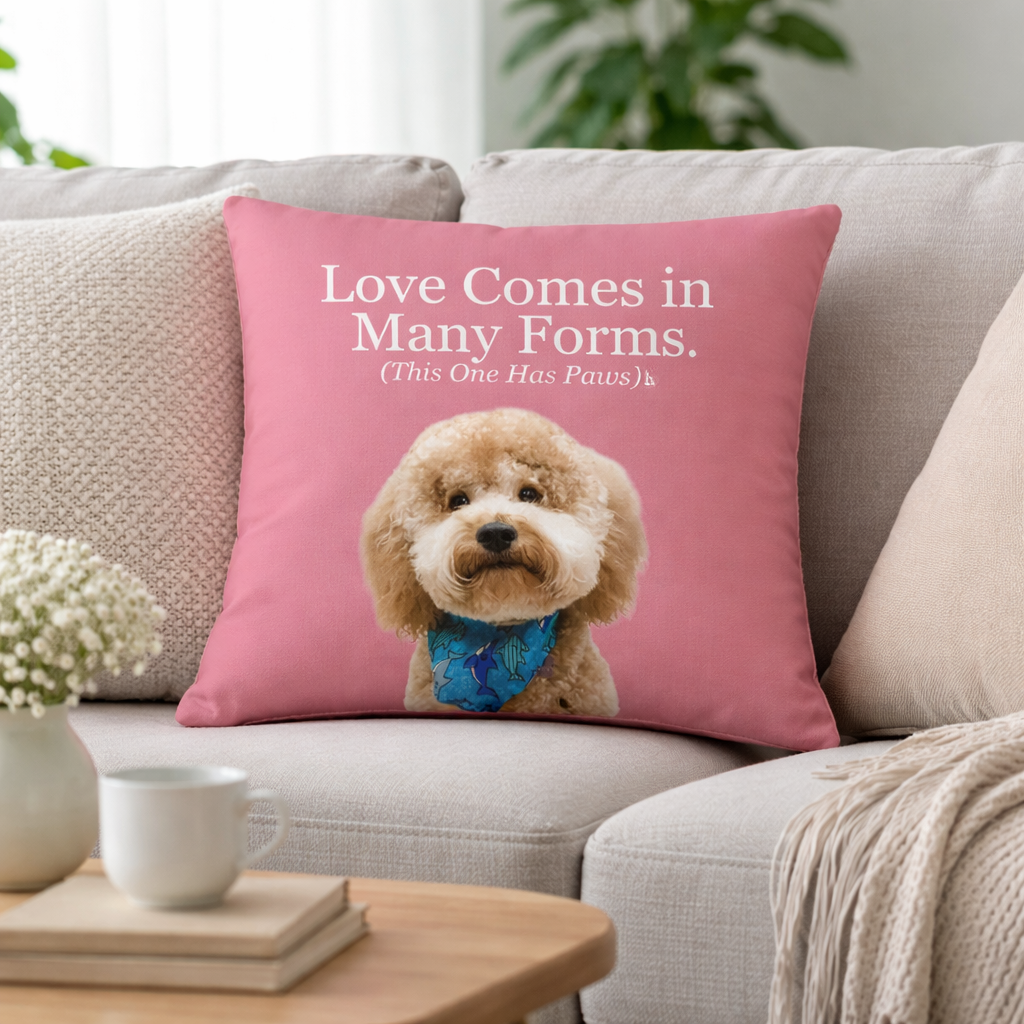 Love Comes in Many Forms. All-Over Print Premium Pillow
