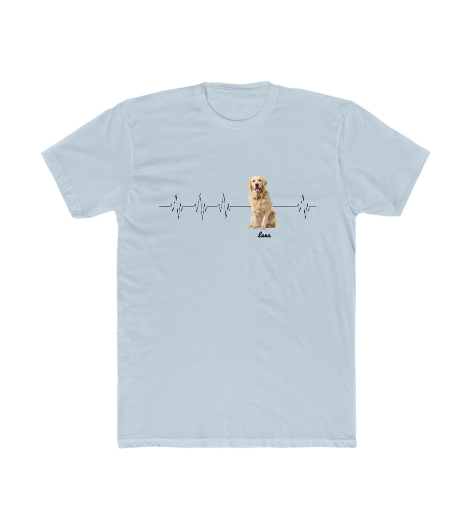 You’re My Heartbeat – Custom Pet Portrait T-Shirt