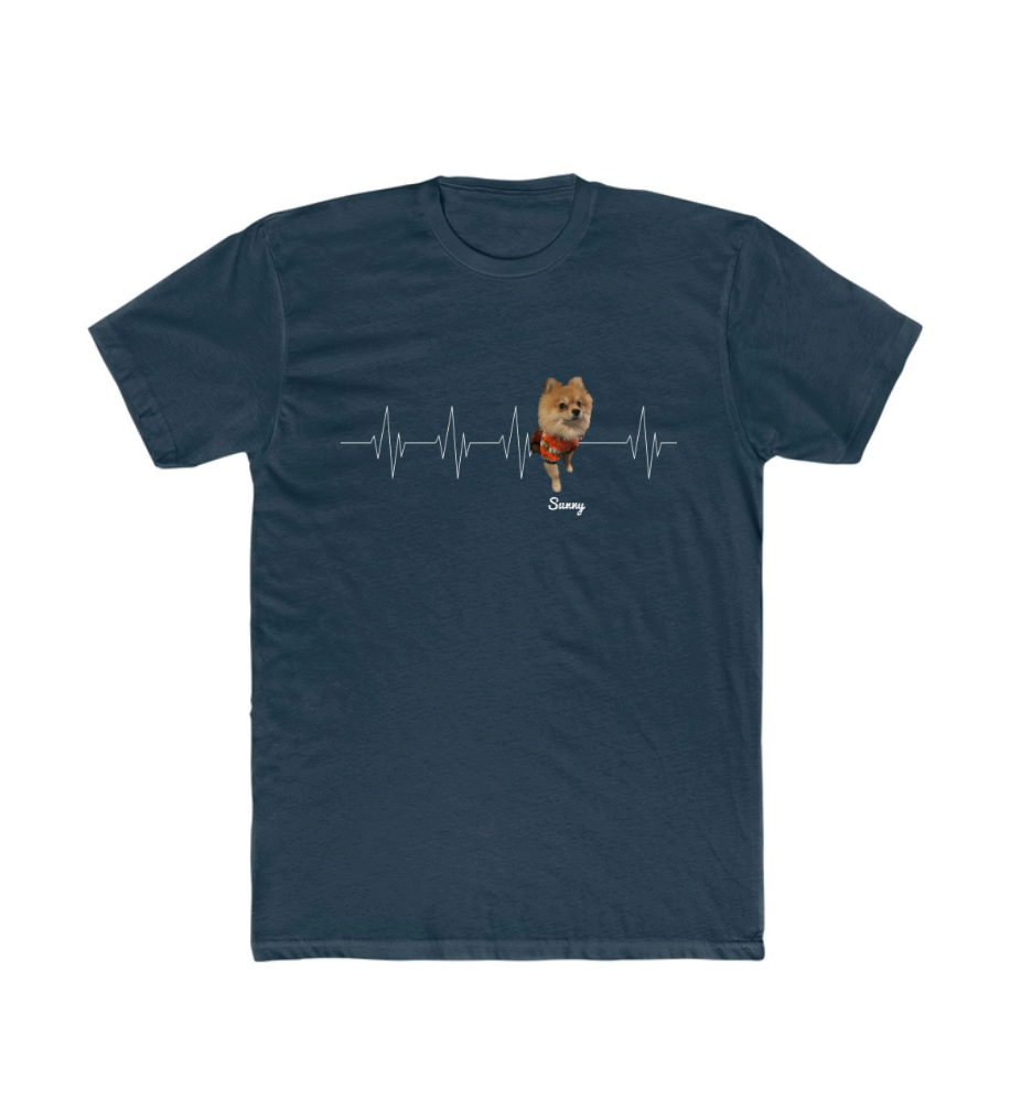 You’re My Heartbeat – Custom Pet Portrait T-Shirt