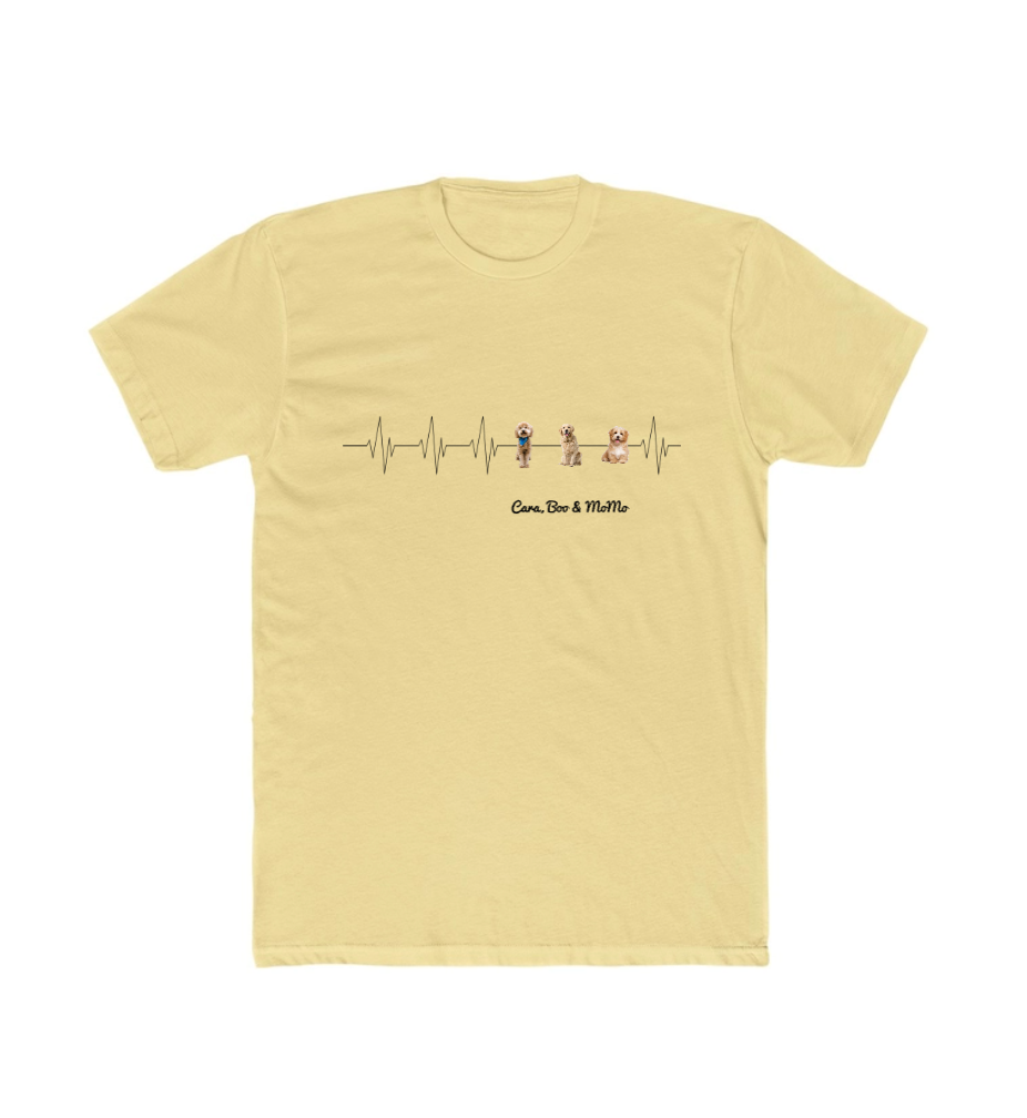 You’re My Heartbeat – Custom Pet Portrait T-Shirt
