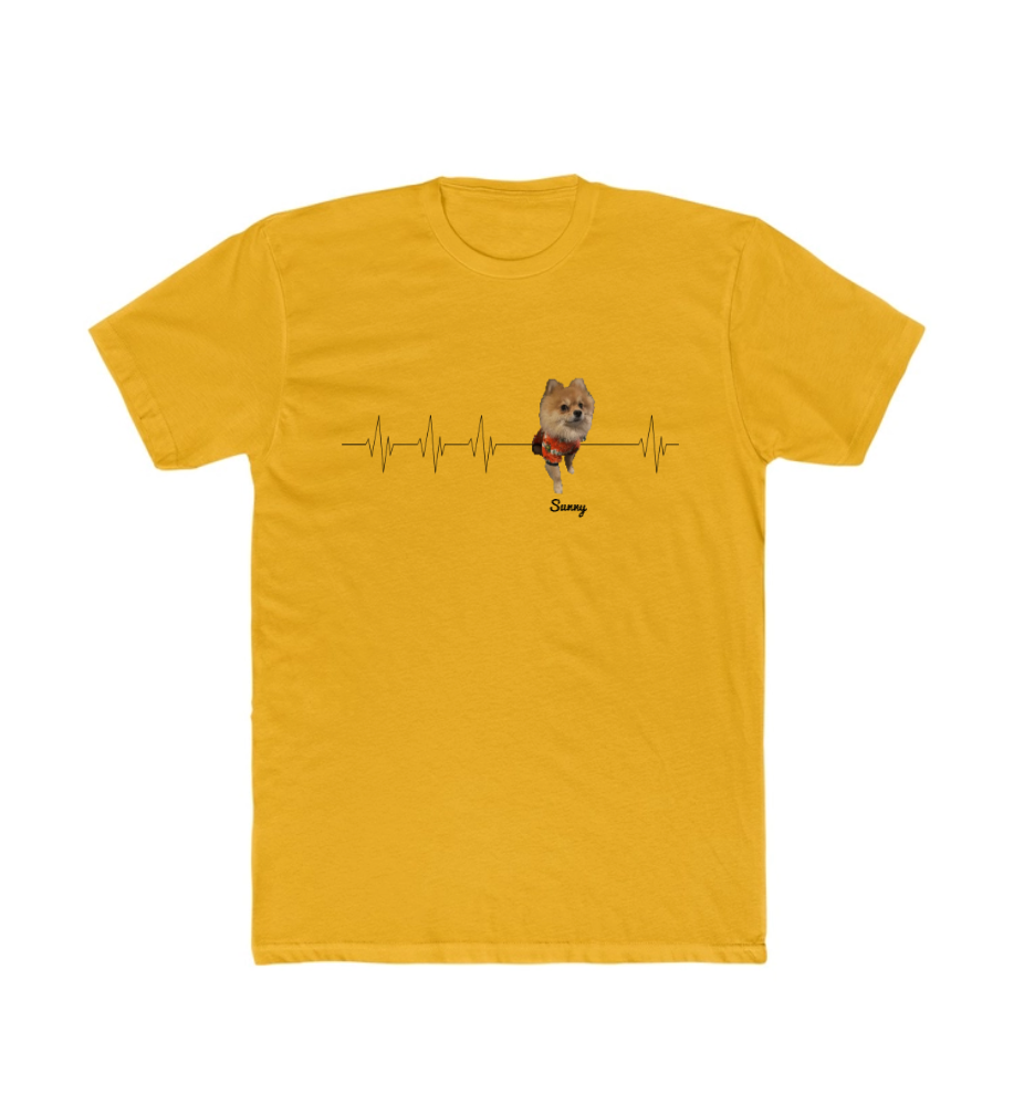 You’re My Heartbeat – Custom Pet Portrait T-Shirt
