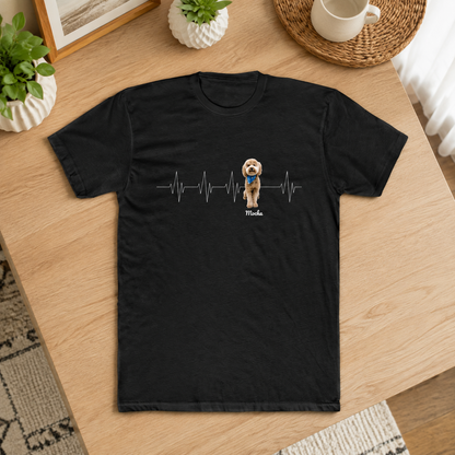 You’re My Heartbeat – Custom Pet Portrait T-Shirt