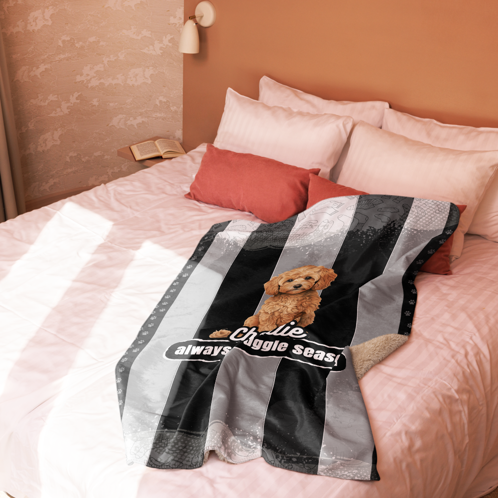 Charlie Sherpa Blanket - Always Snuggle Season