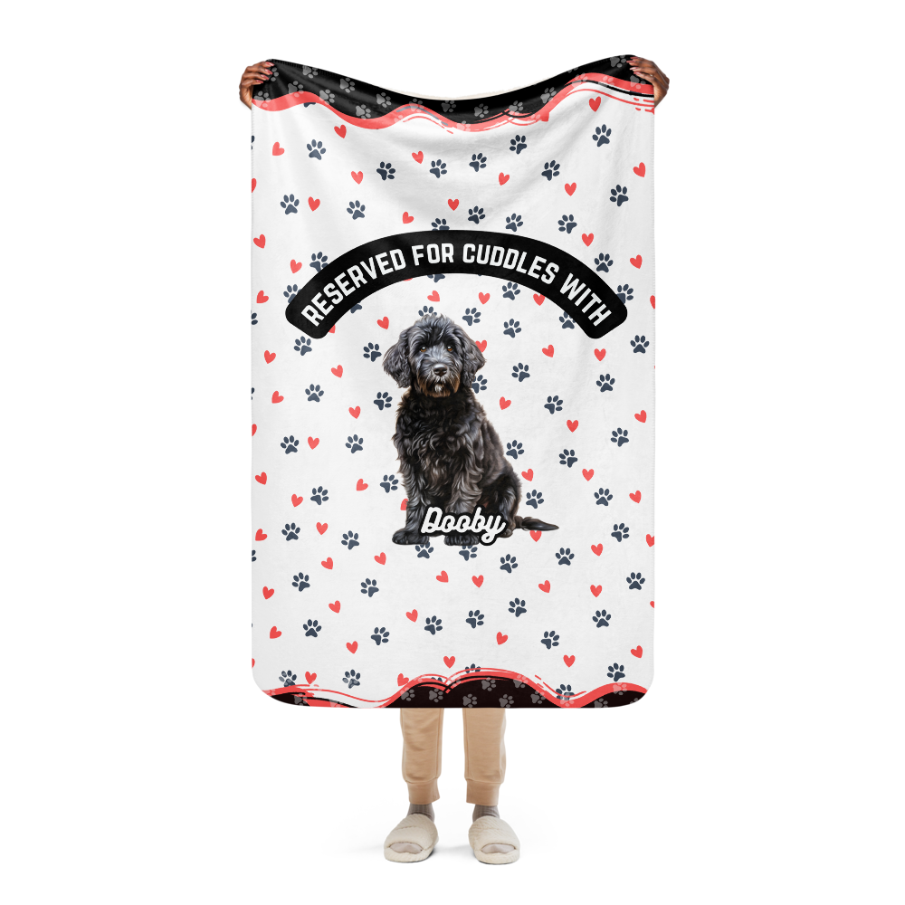 Dooby Sherpa Blanket - Reserved For Cuddles