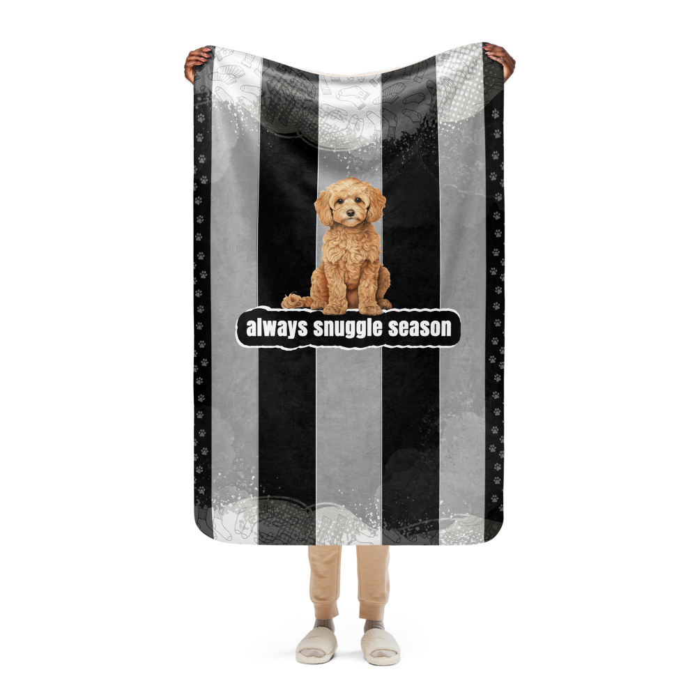 Charlie Sherpa Blanket - Always Snuggle Season