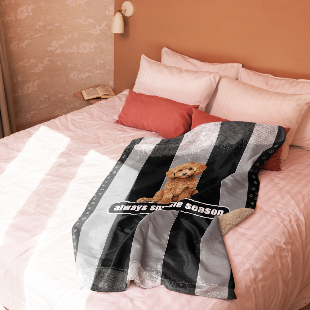 Charlie Sherpa Blanket - Always Snuggle Season