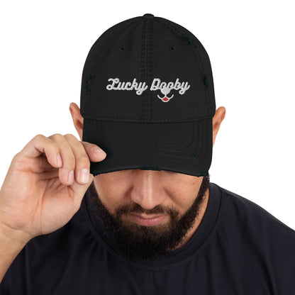 Distressed Lucky Dooby Dad Hat