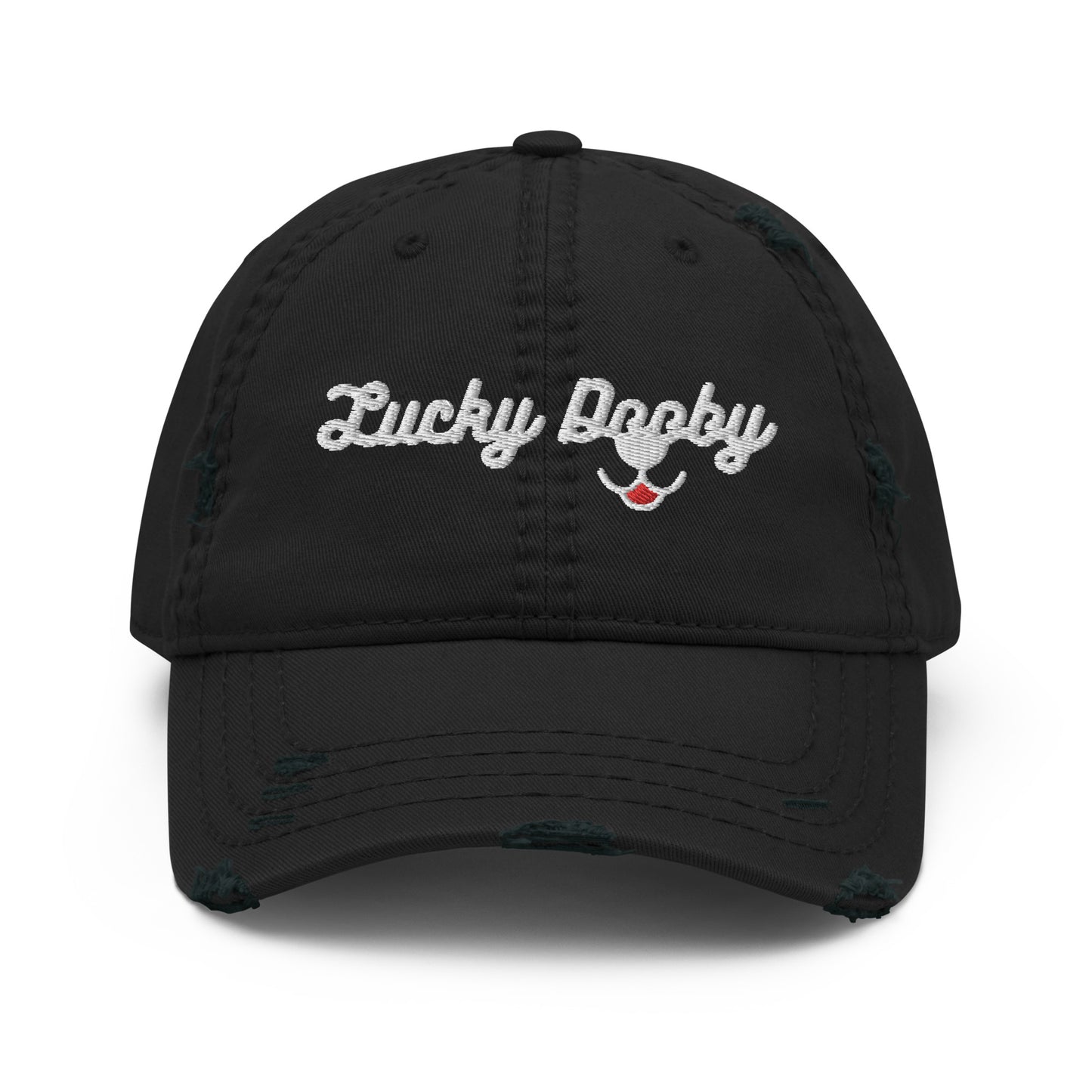 Distressed Lucky Dooby Dad Hat