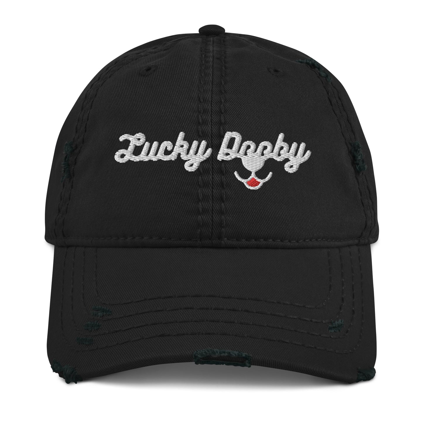 Distressed Lucky Dooby Dad Hat