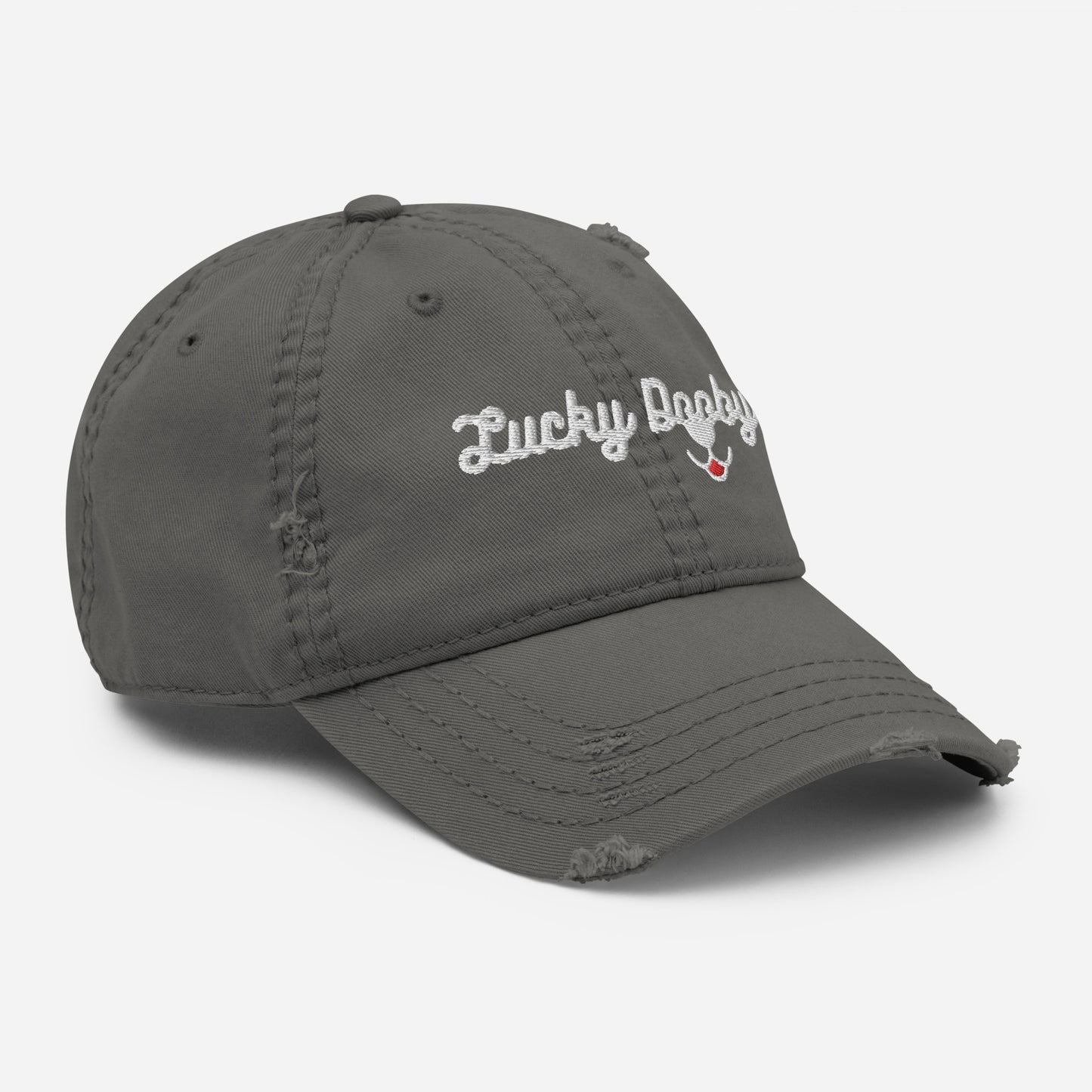 Distressed Lucky Dooby Dad Hat
