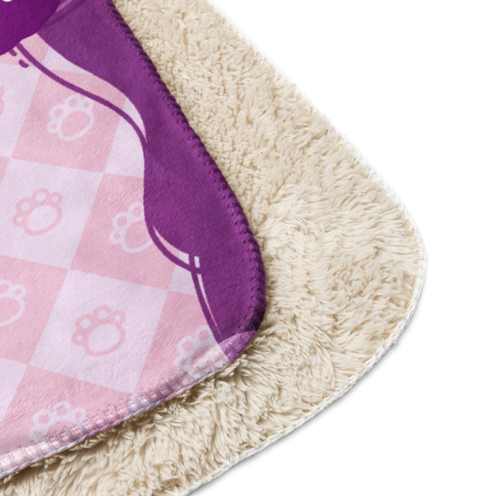 Luna Sherpa Blanket - Moonlight Magic and Puppy Love