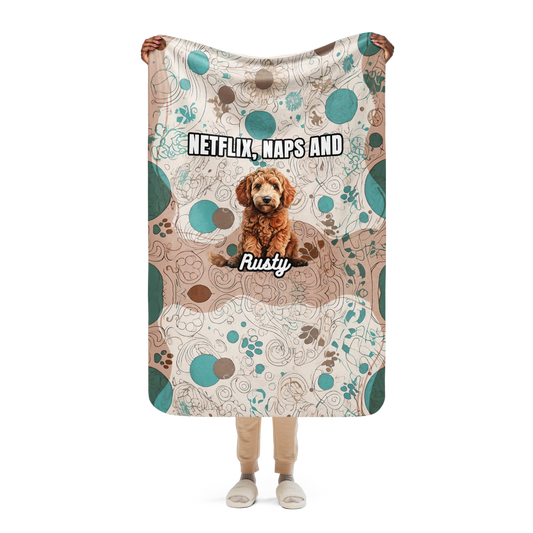Rusty Sherpa Blanket - Netflix, Naps and