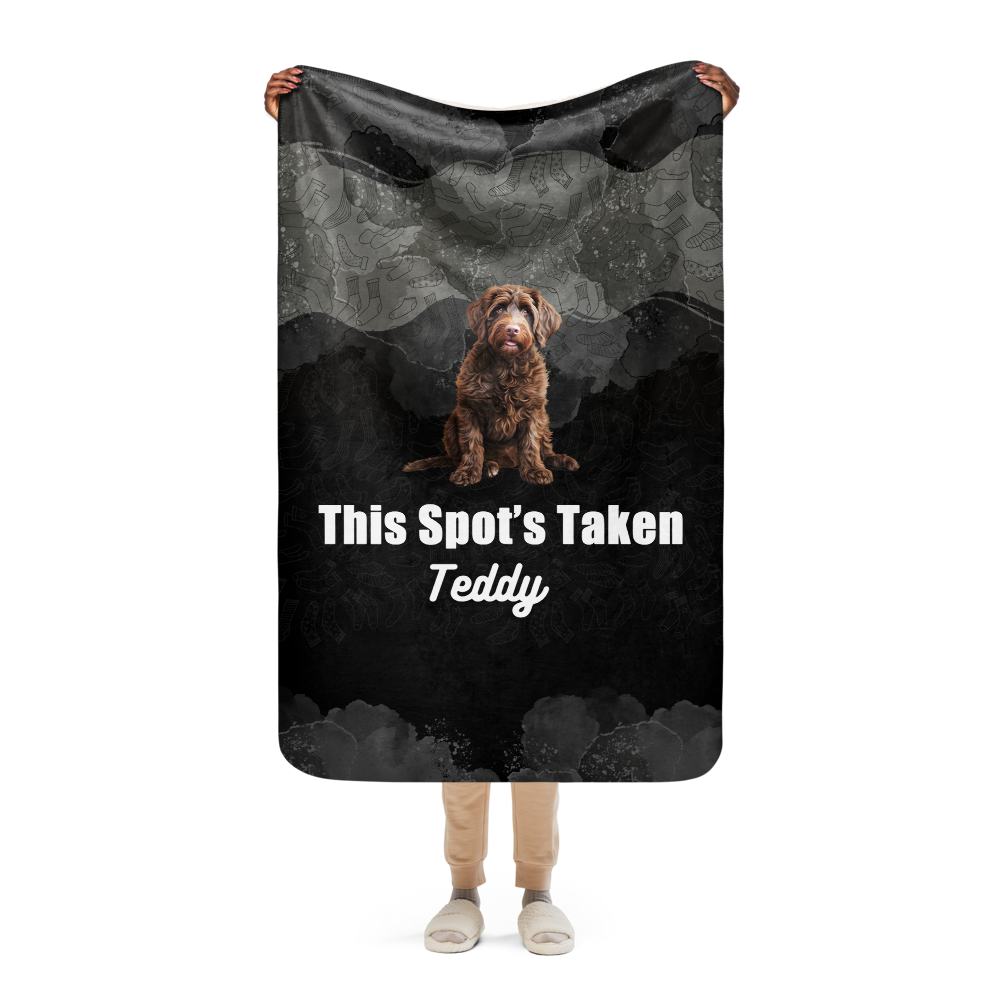 Ollie Sherpa Blanket - This Spot's Taken