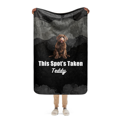 Ollie Sherpa Blanket - This Spot's Taken