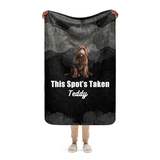 Ollie Sherpa Blanket - This Spot's Taken
