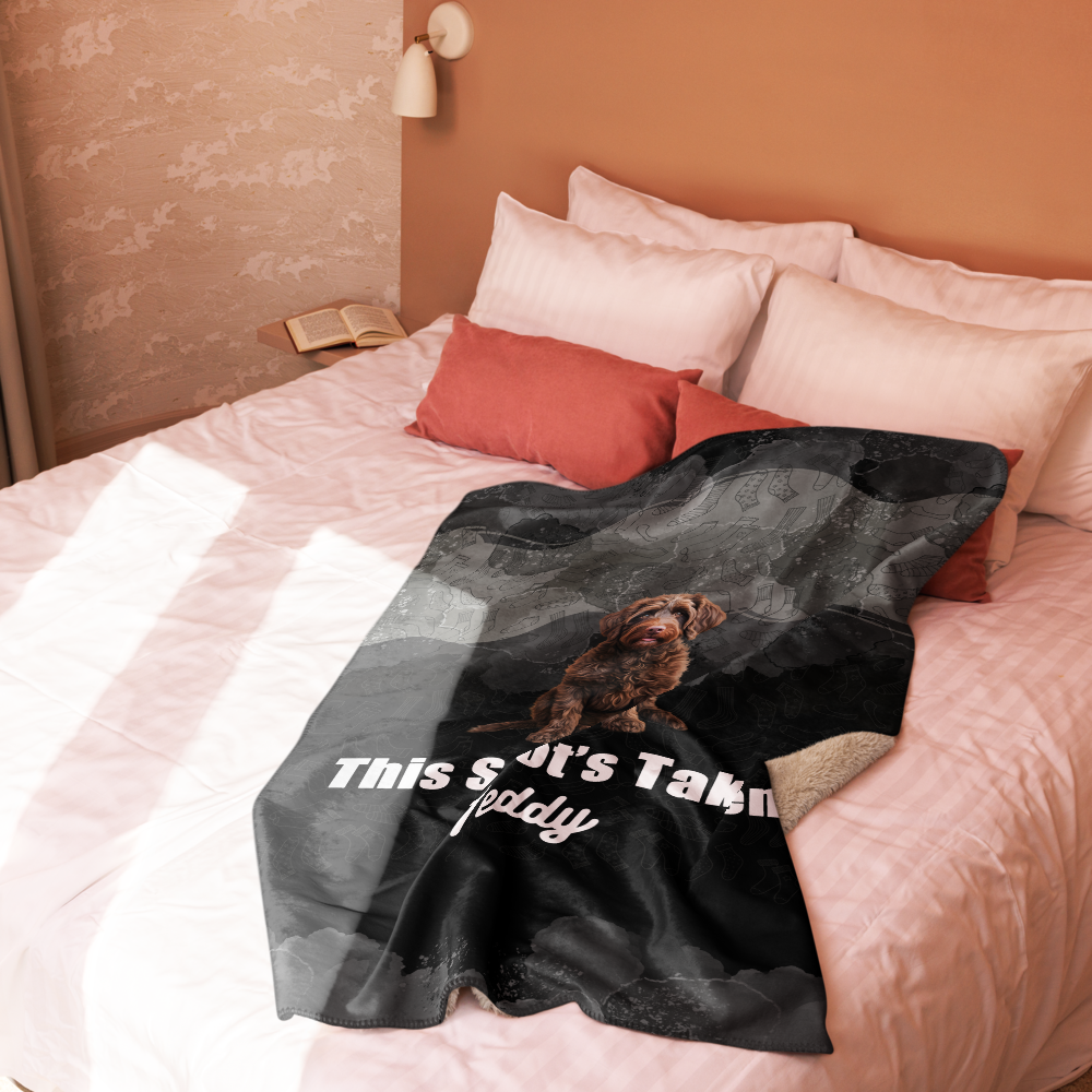 Ollie Sherpa Blanket - This Spot's Taken