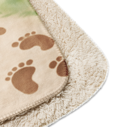Baby Noah Pawprints to Footprints™ Custom Blanket