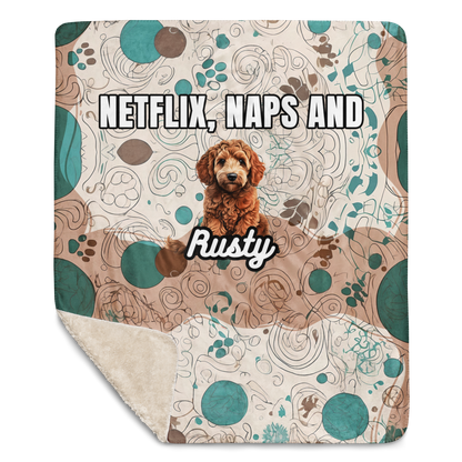 Rusty Sherpa Blanket - Netflix, Naps and