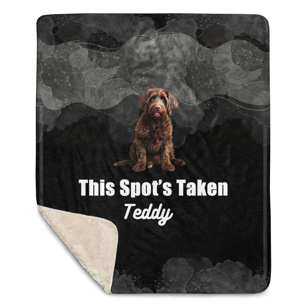 Ollie Sherpa Blanket - This Spot's Taken