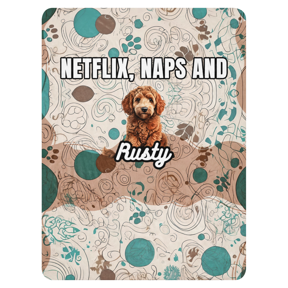 Rusty Sherpa Blanket - Netflix, Naps and