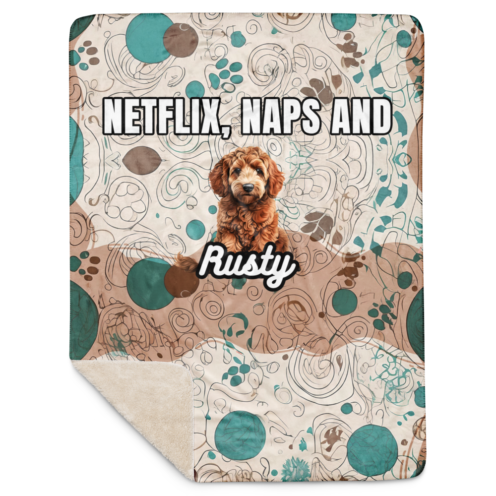 Rusty Sherpa Blanket - Netflix, Naps and