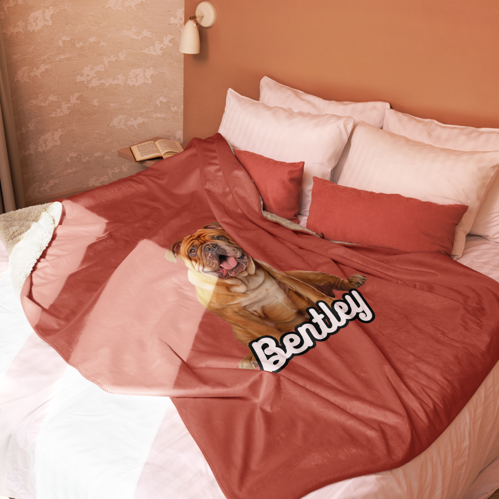 Bentley Paws and Cocoa Blanket