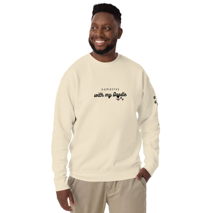 Namastay With My Doodle Light - Unisex Premium Sweatshirt