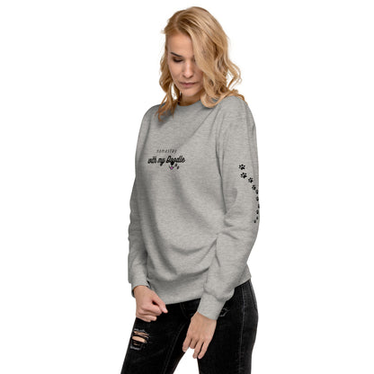 Namastay With My Doodle Light - Unisex Premium Sweatshirt