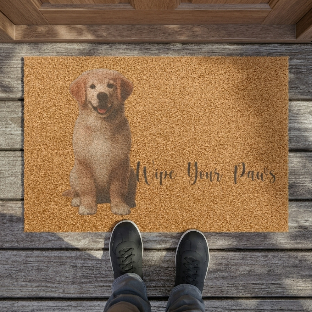 Custom Pet Portrait Doormat