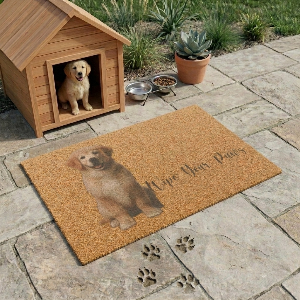 Custom Pet Portrait Doormat