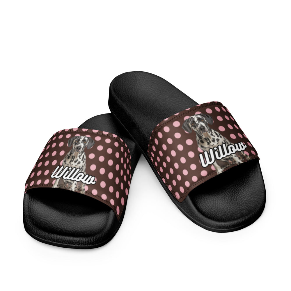 Willow's Polka Dot Custom Pet Photo Slides