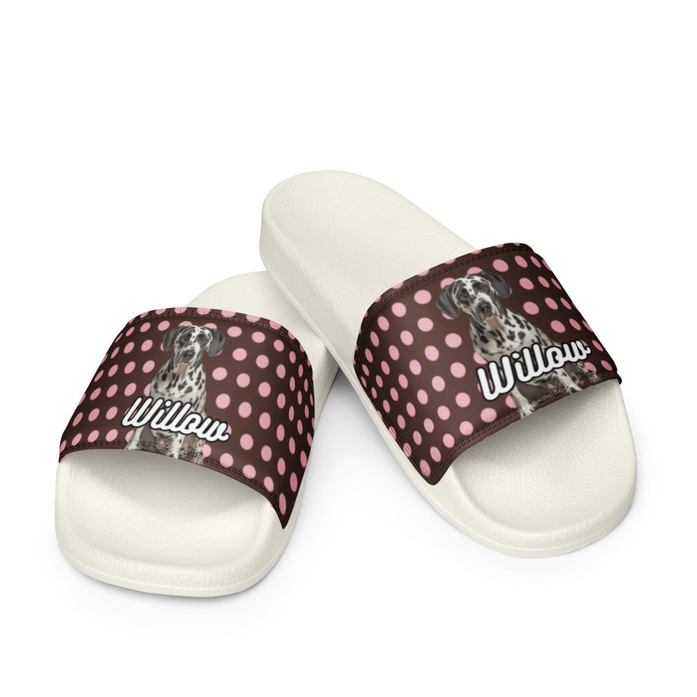 Willow's Polka Dot Custom Pet Photo Slides